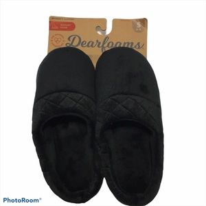 NWT Women’s Small Dearfoams Slippers Memory Foam